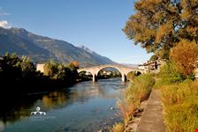 Morbegno il ponte di Ganda 